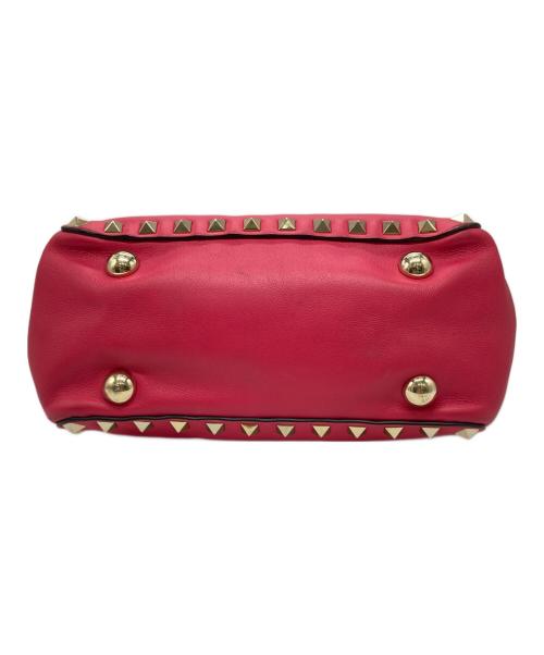 VALENTINO GARAVANI（ヴァレンティノ・ガラヴァーニ）VALENTINO GARAVANI (ヴァレンティノ・ガラヴァーニ) ロックスタッズ2WAYミニショルダーバッグ ピンクの古着・服飾アイテム