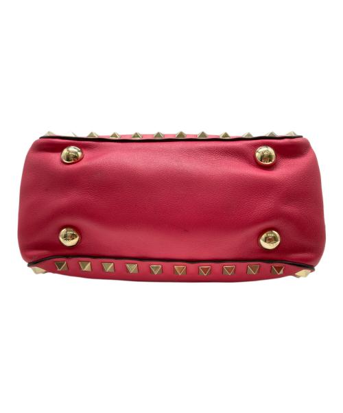 VALENTINO GARAVANI（ヴァレンティノ・ガラヴァーニ）VALENTINO GARAVANI (ヴァレンティノ・ガラヴァーニ) ロックスタッズ2WAYミニショルダーバッグ ピンクの古着・服飾アイテム