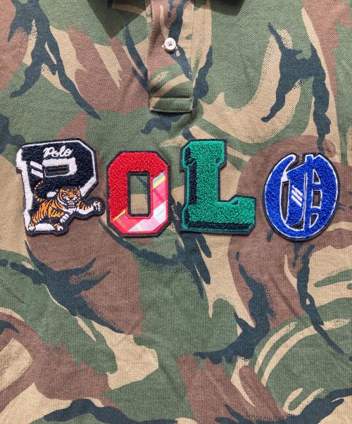 POLO RALPH LAUREN（ポロ・ラルフローレン）POLO RALPH LAUREN (ポロ・ラルフローレン) カモ柄 ポロシャツ グリーンカモ サイズ:XLの古着・服飾アイテム