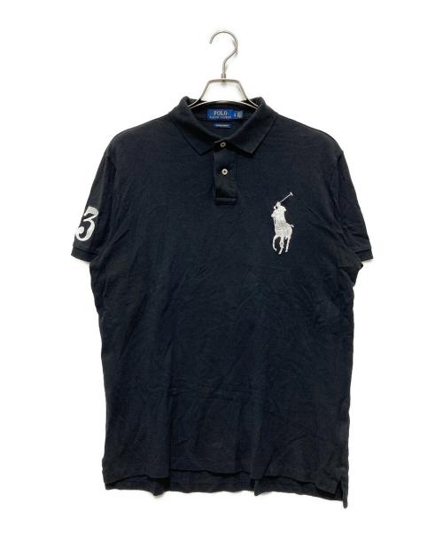 POLO RALPH LAUREN（ポロ・ラルフローレン）POLO RALPH LAUREN (ポロ・ラルフローレン) ビッグポニー刺繍 ポロシャツ ブラック サイズ:Lの古着・服飾アイテム