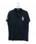 POLO RALPH LAUREN（ポロ・ラルフローレン）の古着「ビッグポニー刺繍 ポロシャツ」｜ブラック