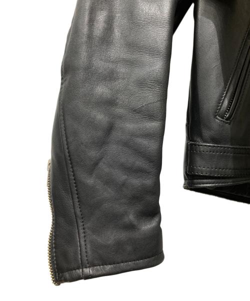 HARLEY-DAVIDSON（ハーレーダビッドソン）HARLEY-DAVIDSON (ハーレーダビッドソン) ダブルライダースジャケット ブラック サイズ:36の古着・服飾アイテム