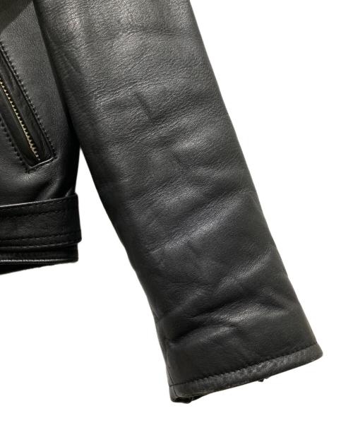 HARLEY-DAVIDSON（ハーレーダビッドソン）HARLEY-DAVIDSON (ハーレーダビッドソン) ダブルライダースジャケット ブラック サイズ:36の古着・服飾アイテム