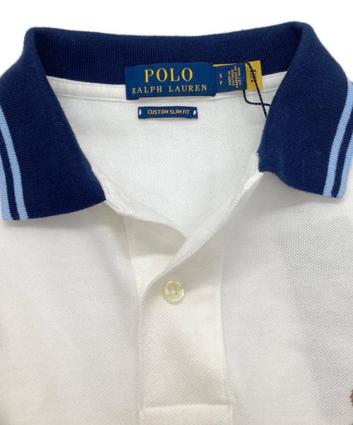POLO RALPH LAUREN（ポロ・ラルフローレン）POLO RALPH LAUREN (ポロ・ラルフローレン) ポロベアポロシャツ ホワイト サイズ:Ｓの古着・服飾アイテム