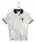 POLO RALPH LAUREN（ポロ・ラルフローレン）の古着「ポロベアポロシャツ」｜ホワイト