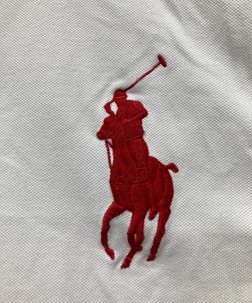 RALPH LAUREN（ラルフローレン）RALPH LAUREN (ラルフローレン) ビッグポニー刺繍 ポロシャツ ホワイト サイズ:XXLの古着・服飾アイテム