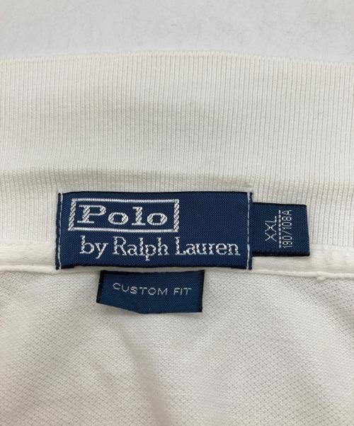 RALPH LAUREN（ラルフローレン）RALPH LAUREN (ラルフローレン) ビッグポニー刺繍 ポロシャツ ホワイト サイズ:XXLの古着・服飾アイテム