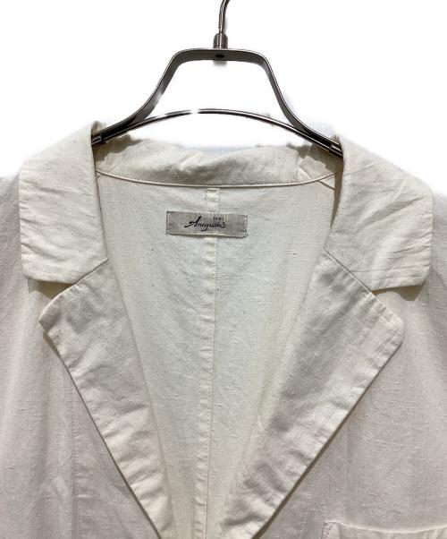 ICHI Antiquites（イチアンティークス）ICHI Antiquites (イチアンティークス) ネップ加工ワンピース ホワイト サイズ:FREEの古着・服飾アイテム