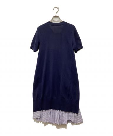 中古・古着通販】sacai (サカイ) プリーツレイヤードニットS/S