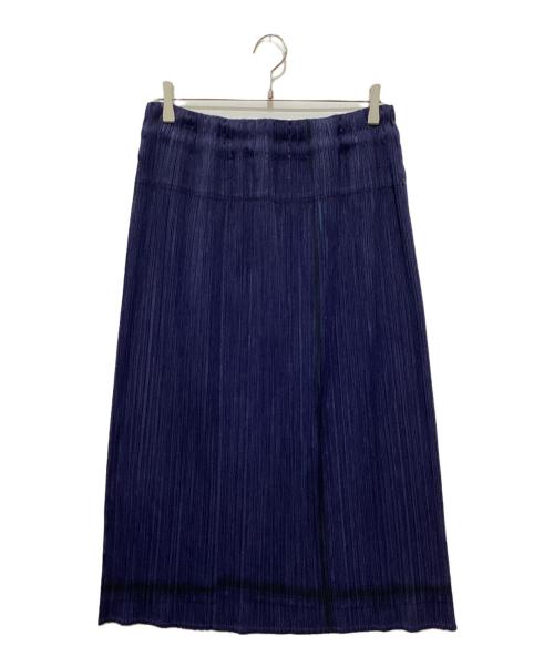 PLEATS PLEASE（プリーツプリーズ）PLEATS PLEASE (プリーツプリーズ) プリーツスカート ブルー サイズ:3の古着・服飾アイテム