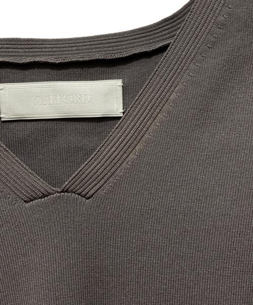 CELFORD（セルフォード）CELFORD (セルフォード) コルセットデザインノースリニットワンピース グレー サイズ:36の古着・服飾アイテム