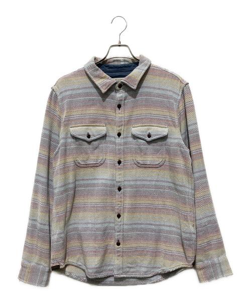 OUTERKNOWN（アウターノーン）OUTERKNOWN (アウターノーン) ブランケットシャツ グレー サイズ:Mの古着・服飾アイテム