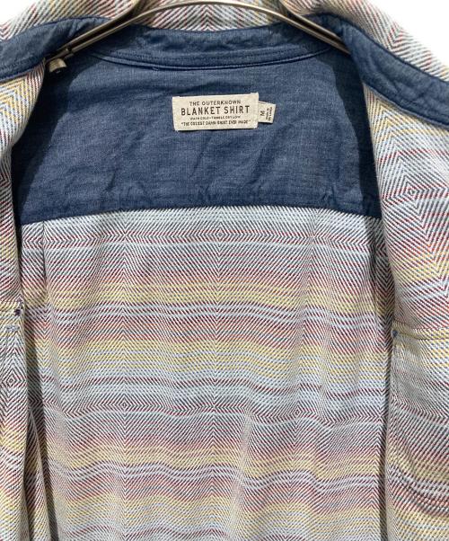 OUTERKNOWN（アウターノーン）OUTERKNOWN (アウターノーン) ブランケットシャツ グレー サイズ:Mの古着・服飾アイテム