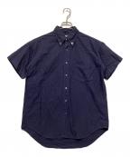 Graphpaperグラフペーパー）の古着「Oxford S／S B．D Box Shirt」｜ネイビー