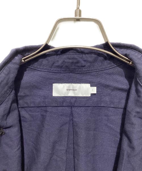 Graphpaper（グラフペーパー）Graphpaper (グラフペーパー) Oxford S／S B．D Box Shirt ネイビー サイズ:Ｓの古着・服飾アイテム