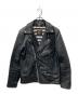 VANSON（バンソン）の古着「別注C2ライダースジャケット」｜ブラック