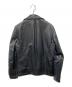 VANSON (バンソン) EDIFICE (エディフィス) 別注C2ライダースジャケット ブラック サイズ:36：36000円