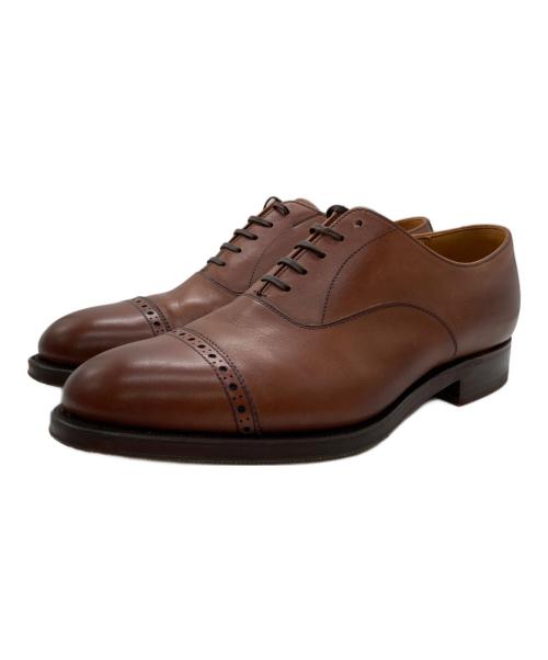 NEW & LINGWOOD（ニュー&リングウッド）NEW & LINGWOOD (ニュー&リングウッド) ストレートチップシューズ ブラウン サイズ:25cmの古着・服飾アイテム