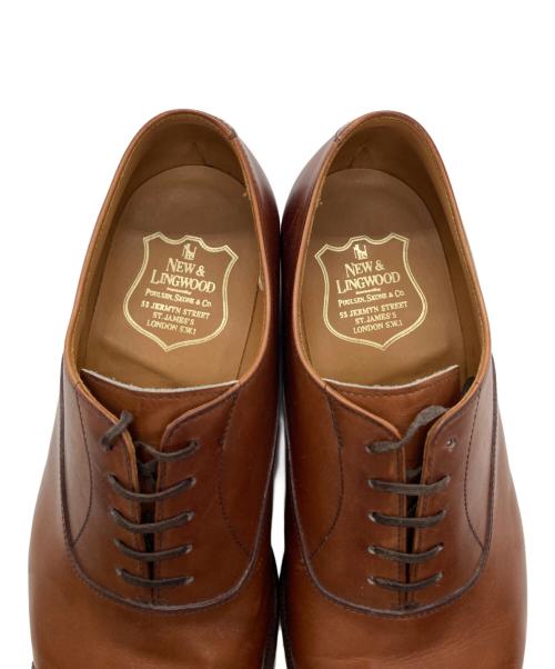 NEW & LINGWOOD（ニュー&リングウッド）NEW & LINGWOOD (ニュー&リングウッド) ストレートチップシューズ ブラウン サイズ:25cmの古着・服飾アイテム