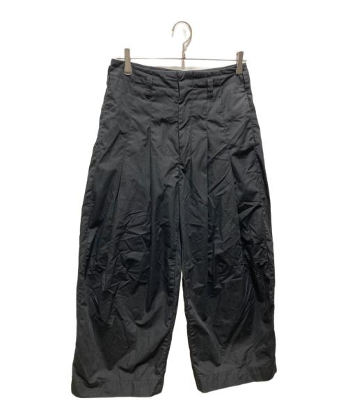 SHINYA KOZUKA（シンヤコズカ）SHINYA KOZUKA (シンヤコズカ) HIGH DENSITY TWILL BAGGY PANTS WIDE BAGGY パンツ ブラック サイズ:Sの古着・服飾アイテム