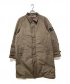 BRIEFINGブリーフィング）の古着「別注ステンカラーコート」｜グリーン
