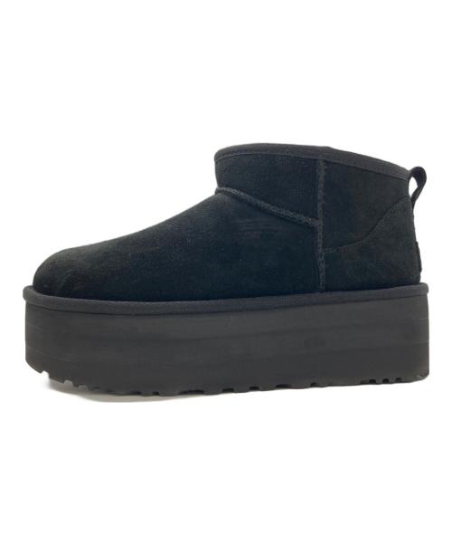 UGG（アグ）UGG (アグ) Classic Ultra Mini Platform クラシックウルトラミニプラットフォームブーツ ブラック サイズ:24の古着・服飾アイテム