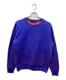 LOUIS VUITTON（ルイ ヴィトン）の古着「モノグラムグラディエント ニット」｜ブルー