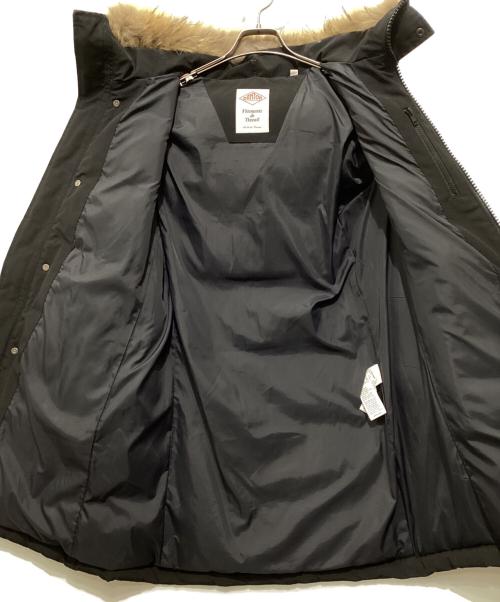 DANTON（ダントン）DANTON (ダントン) フード付きロングダウンコート ブラック サイズ:36の古着・服飾アイテム