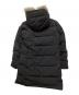 DANTON (ダントン) フード付きロングダウンコート ブラック サイズ:36：15000円