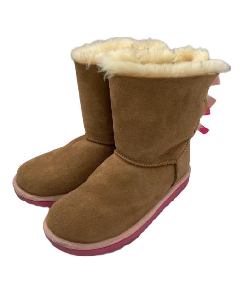 UGG（アグ）UGG (アグ) Bailey Bow II Boots ベイリーボウ2ブーツ ブラウン サイズ:24.5の古着・服飾アイテム