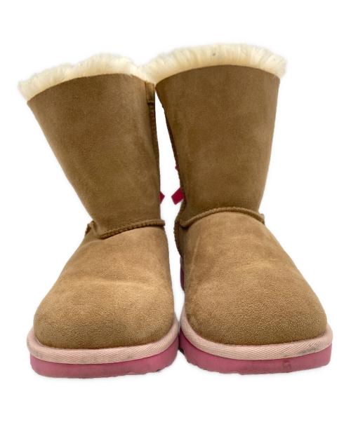 UGG（アグ）UGG (アグ) Bailey Bow II Boots ベイリーボウ2ブーツ ブラウン サイズ:24.5の古着・服飾アイテム
