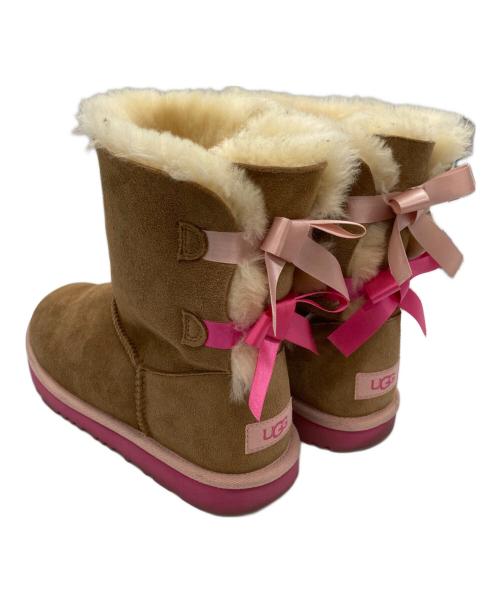 UGG（アグ）UGG (アグ) Bailey Bow II Boots ベイリーボウ2ブーツ ブラウン サイズ:24.5の古着・服飾アイテム