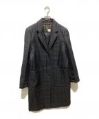 FENDIフェンディ）の古着「ズッカ柄キルティングコート」｜ブラック