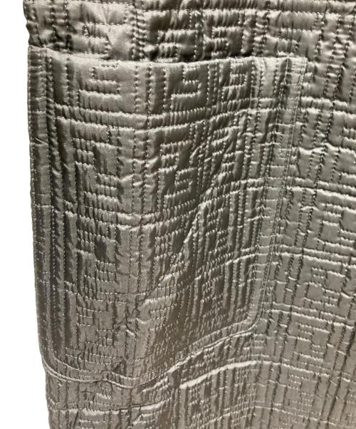 FENDI（フェンディ）FENDI (フェンディ) ズッカ柄キルティングコート ブラック サイズ:44の古着・服飾アイテム