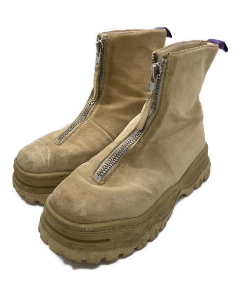 Eytys（エイティーズ）Eytys (エイティーズ) Raven ジップアップ スウェ―ドブーツ ベージュ サイズ:27.4cmの古着・服飾アイテム