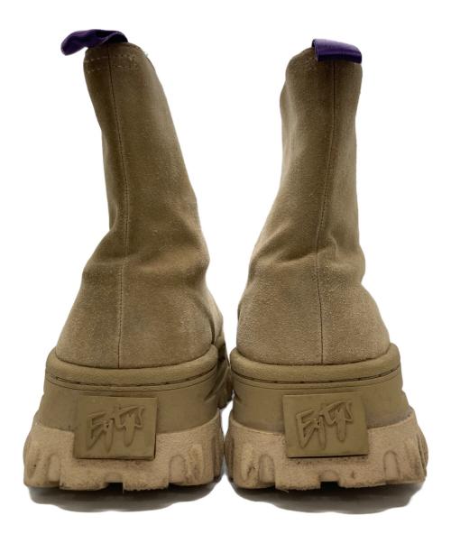 Eytys（エイティーズ）Eytys (エイティーズ) Raven ジップアップ スウェ―ドブーツ ベージュ サイズ:27.4cmの古着・服飾アイテム
