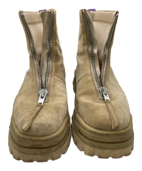 Eytys（エイティーズ）Eytys (エイティーズ) Raven ジップアップ スウェ―ドブーツ ベージュ サイズ:27.4cmの古着・服飾アイテム