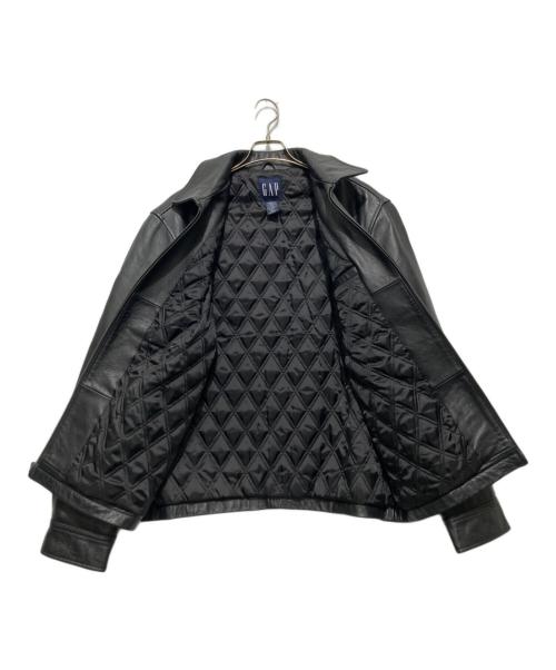 GAP（ギャップ）GAP (ギャップ) 90’sオールドレザージャケット ブラック サイズ:Мの古着・服飾アイテム