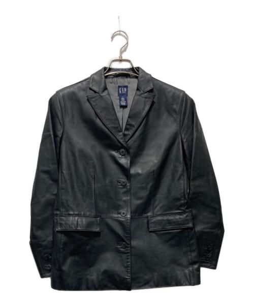 GAP（ギャップ）GAP (ギャップ) 90’sレザーテーラードジャケット インディゴ サイズ:Sの古着・服飾アイテム