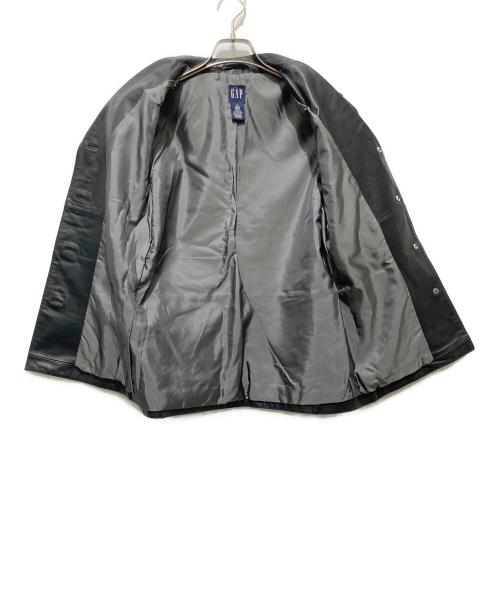 GAP（ギャップ）GAP (ギャップ) 90’sレザーテーラードジャケット インディゴ サイズ:Sの古着・服飾アイテム
