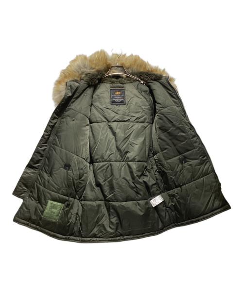 ALPHA INDUSTRIES（アルファインダストリーズ）ALPHA INDUSTRIES (アルファインダストリーズ) N-3B フライトジャケット カーキ サイズ:Mの古着・服飾アイテム