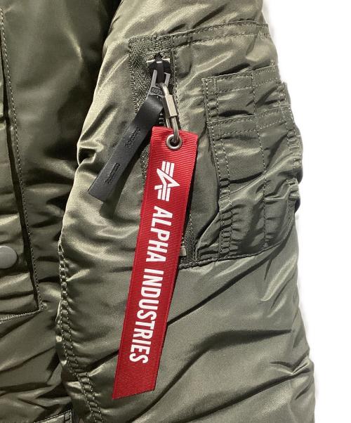 ALPHA INDUSTRIES（アルファインダストリーズ）ALPHA INDUSTRIES (アルファインダストリーズ) N-3B フライトジャケット カーキ サイズ:Mの古着・服飾アイテム