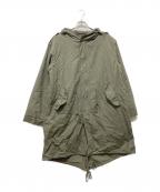 HOUSTONヒューストン）の古着「ライナー付モッズコート」｜カーキ