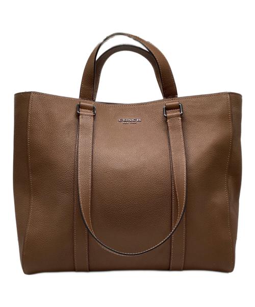 COACH（コーチ）COACH (コーチ) ハドソン ダブル ハンドル トート ブラウンの古着・服飾アイテム