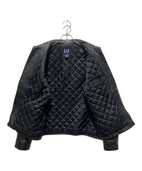 GAP（ギャップ）GAP (ギャップ) OLD GAP オールドギャップ 90's レザージャケット ブラック サイズ:Mの古着・服飾アイテム