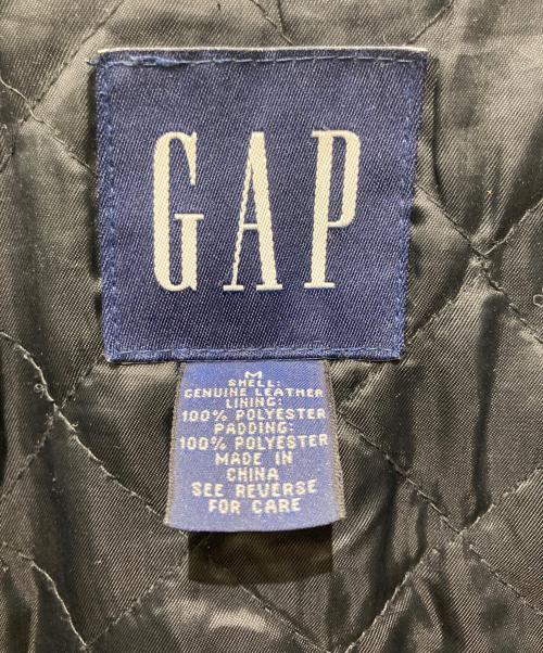 GAP（ギャップ）GAP (ギャップ) OLD GAP オールドギャップ 90's レザージャケット ブラック サイズ:Mの古着・服飾アイテム