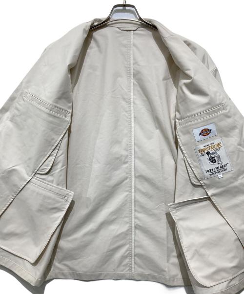Dickies（ディッキーズ）Dickies (ディッキーズ) TRIPSTER (トリップスター) セットアップジャケット アイボリー サイズ:L 未使用品の古着・服飾アイテム