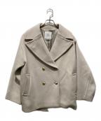 La boutique BonBonラブティックボンボン）の古着「ロイヤルビーバーメタル釦ピーコート」｜ホワイト