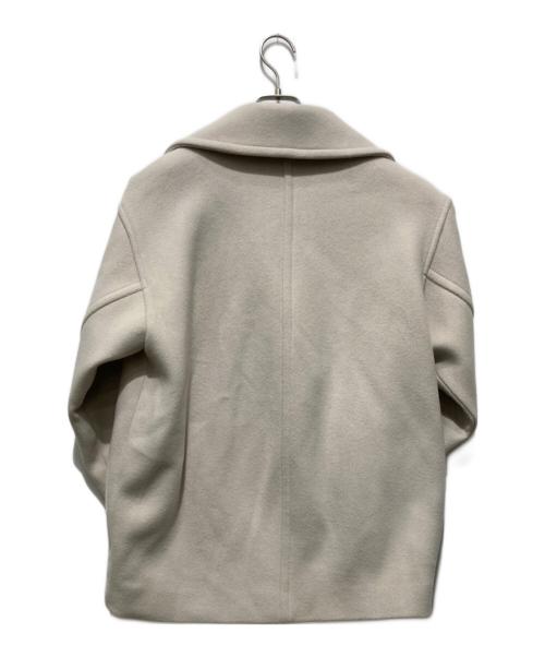 La boutique BonBon（ラブティックボンボン）La boutique BonBon (ラブティックボンボン) ロイヤルビーバーメタル釦ピーコート ホワイト サイズ:Mの古着・服飾アイテム