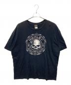 HARLEY-DAVIDSONハーレーダビッドソン）の古着「プリントTシャツ」｜ブラック